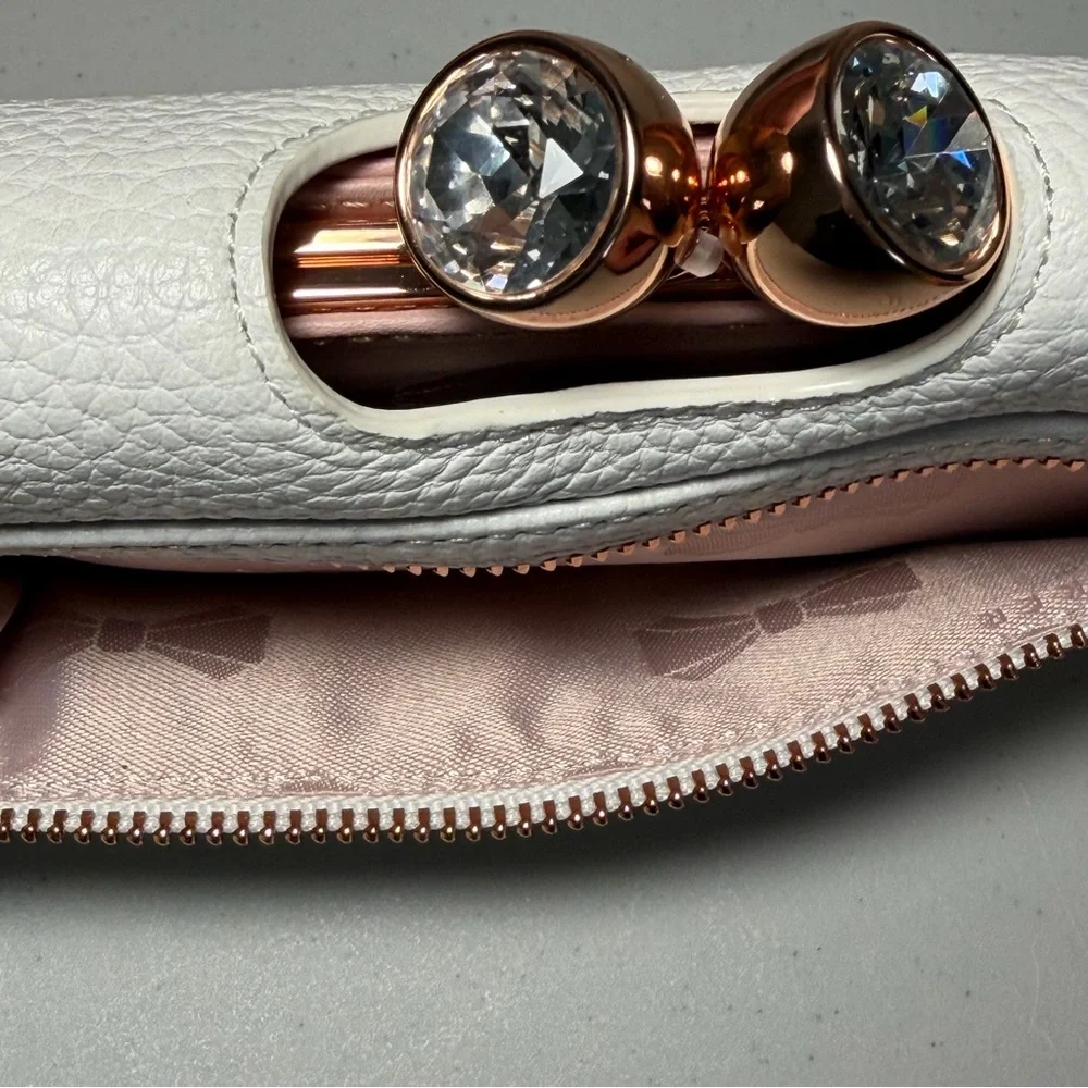 NWT Ted Baker Muscovy Bobble Matinee Textured Leather Wallet - Picture 10 of 10